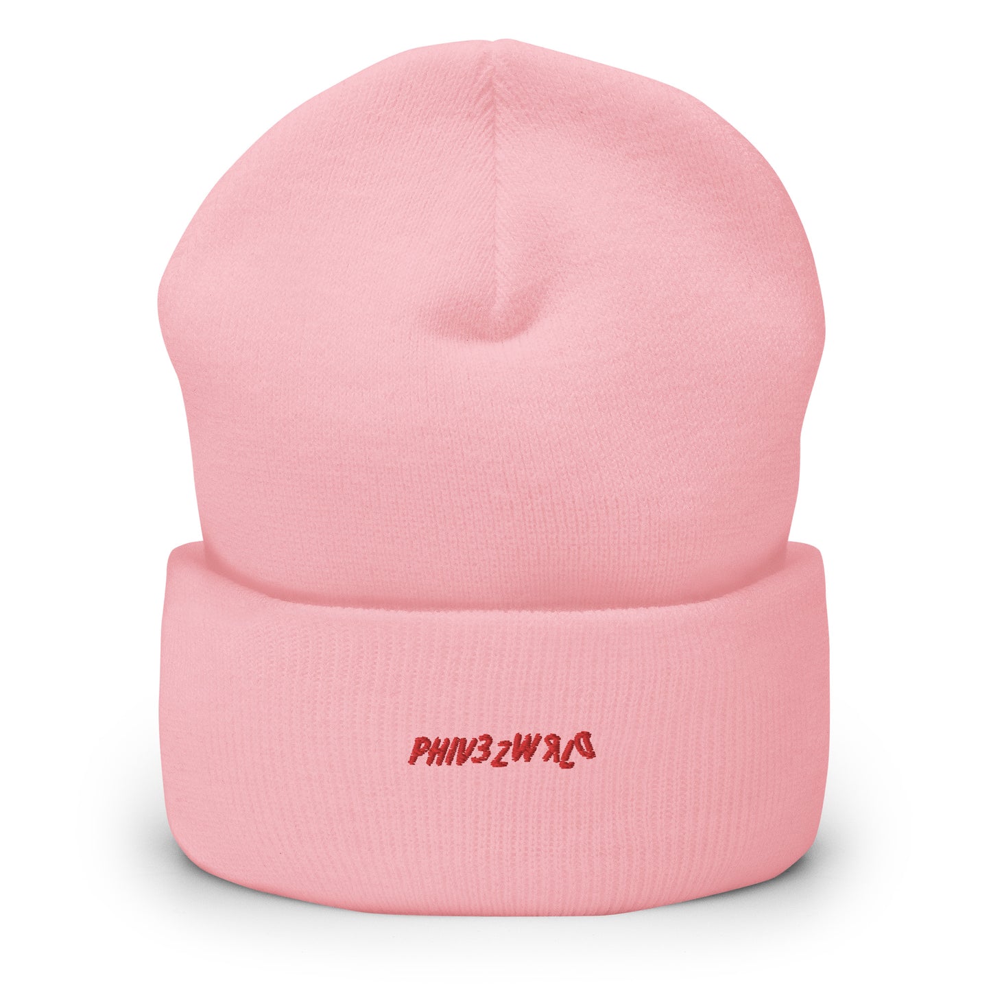 Red Phivezwrld Cuffed Beanie