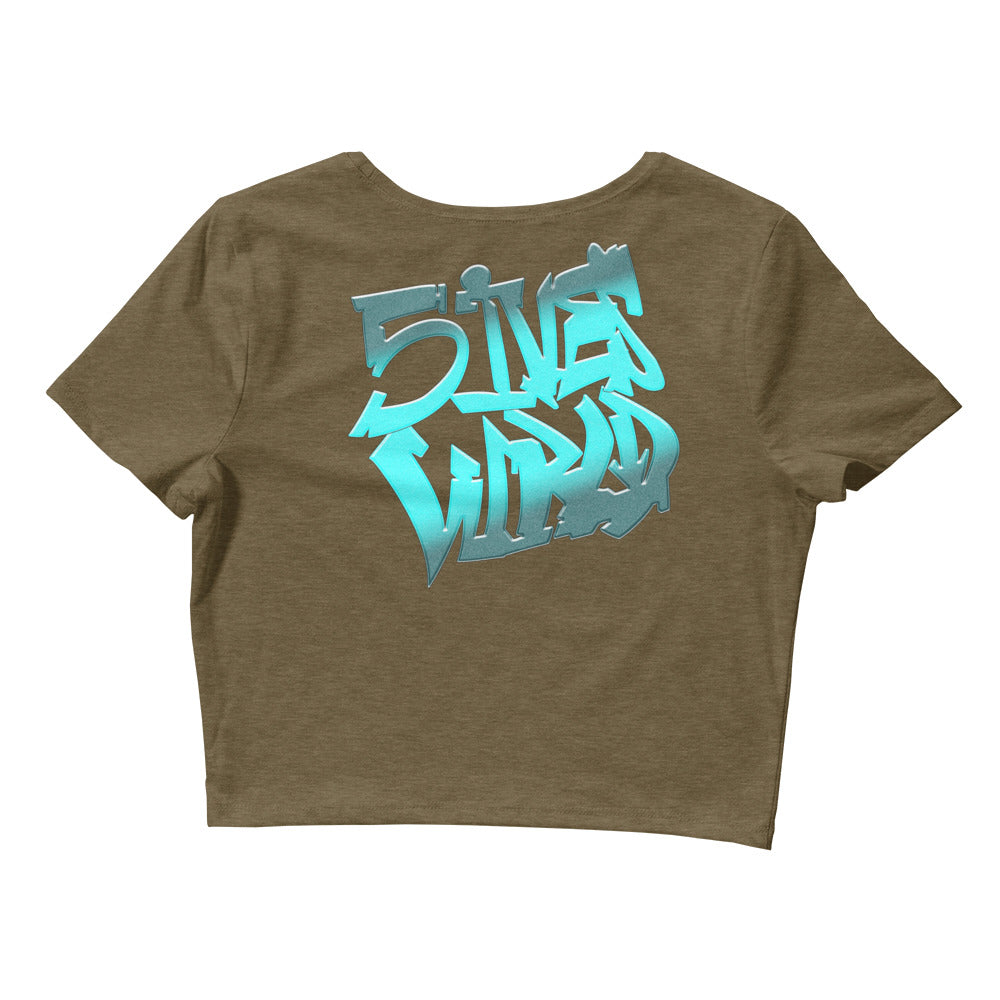 Women’s Graffiti Crop Tee