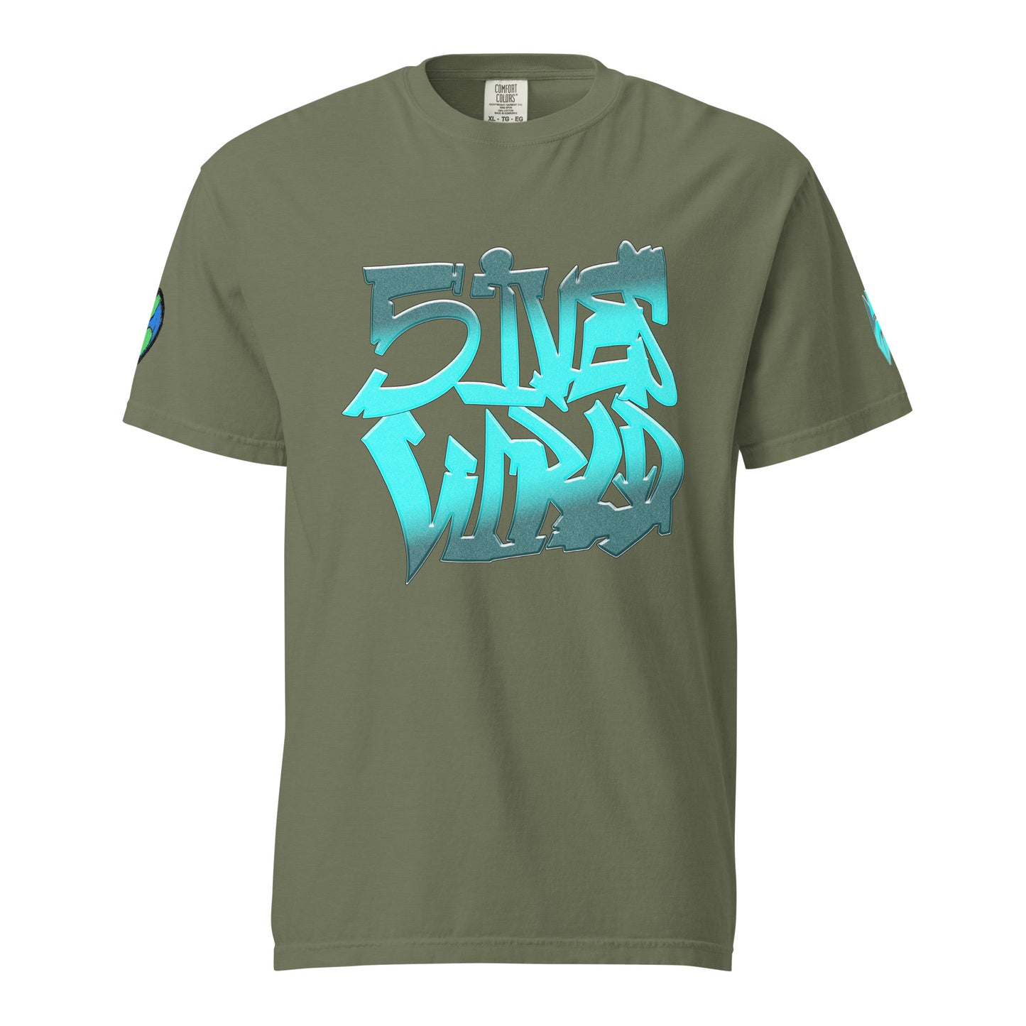 Unisex PhivesWrld Eye garment-dyed heavyweight t-shirt