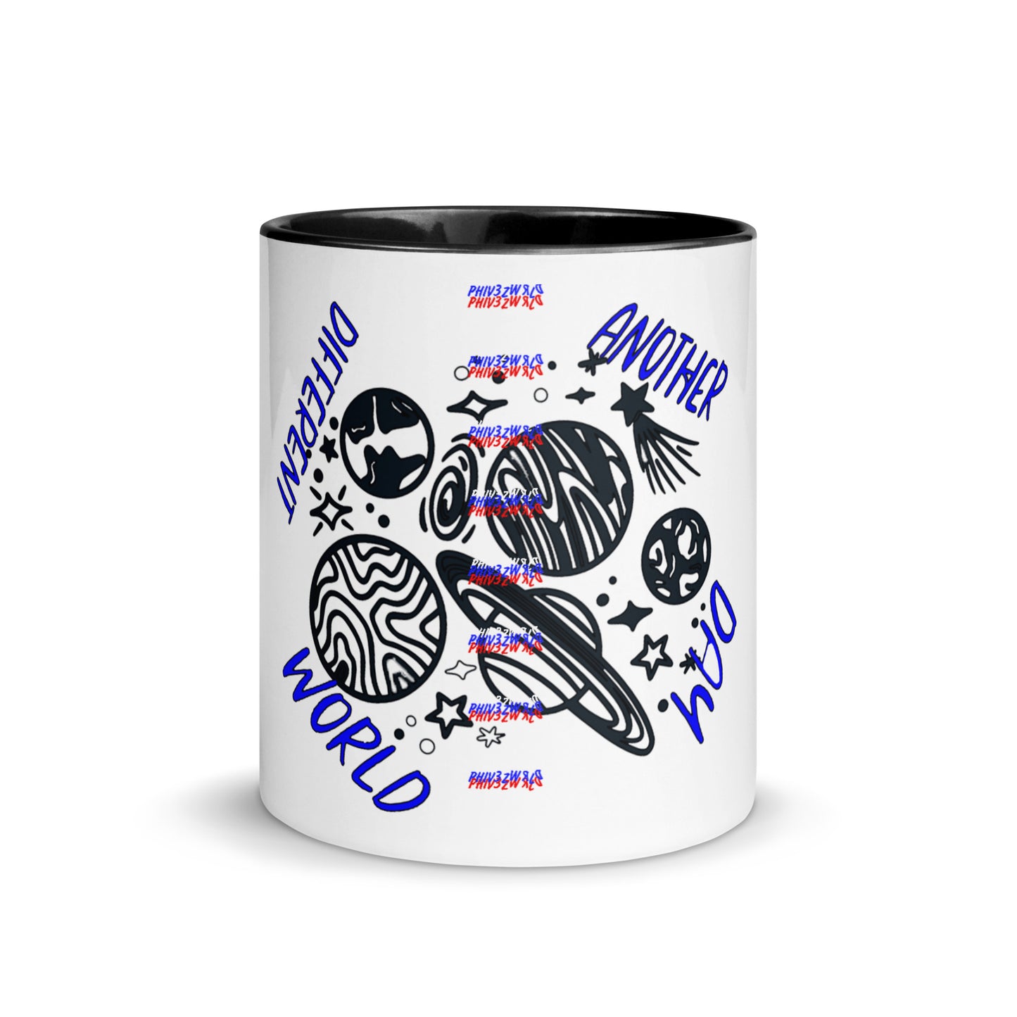 Another Day Different World Mug with Color Inside