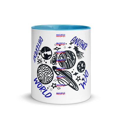 Another Day Different World Mug with Color Inside