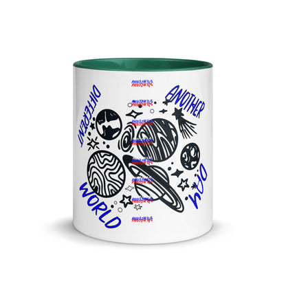 Another Day Different World Mug with Color Inside