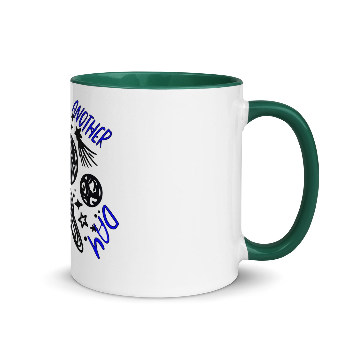 Another Day Different World Mug with Color Inside