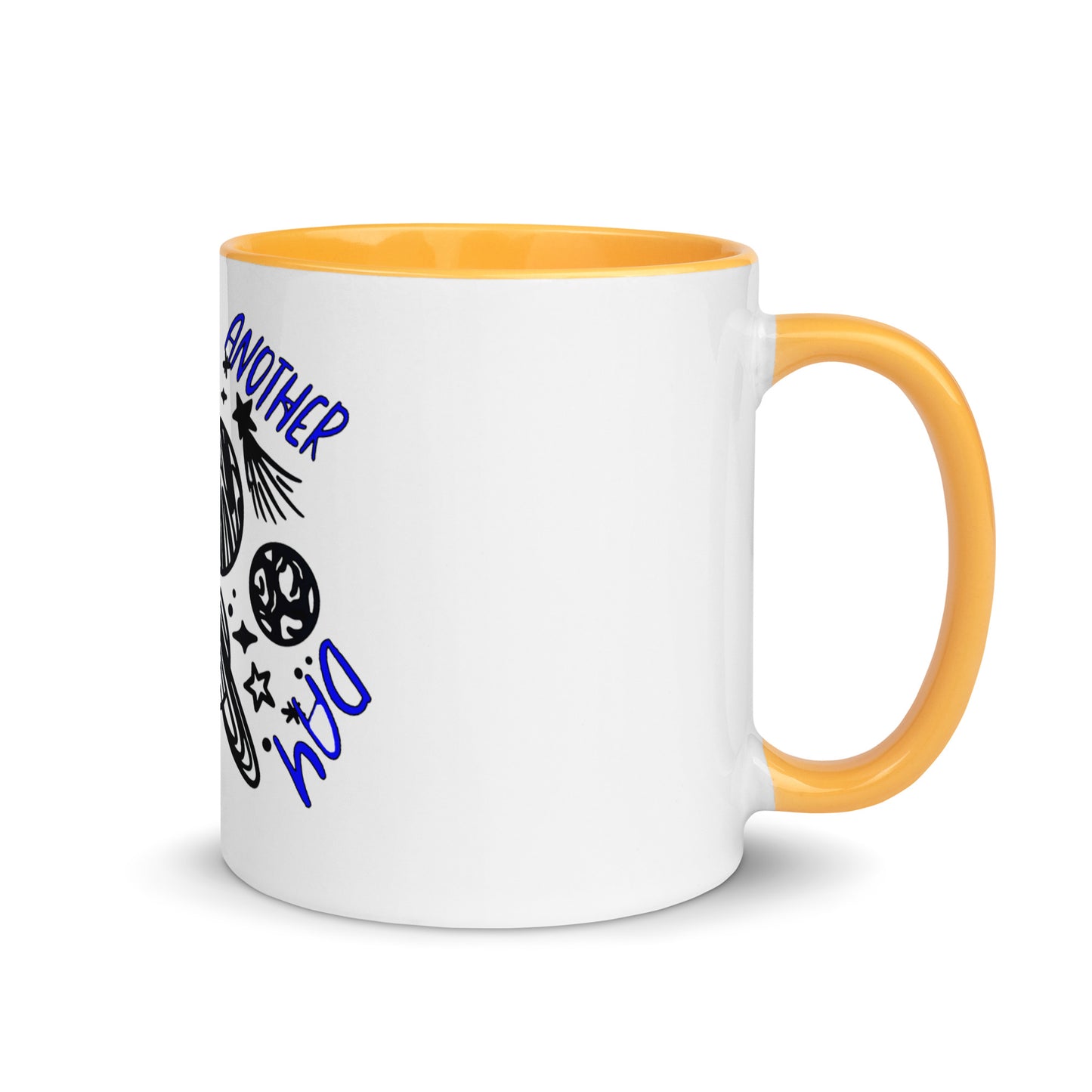 Another Day Different World Mug with Color Inside