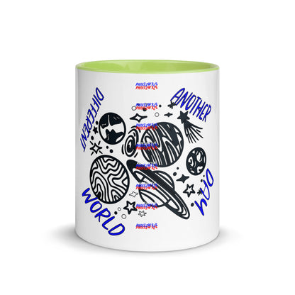 Another Day Different World Mug with Color Inside