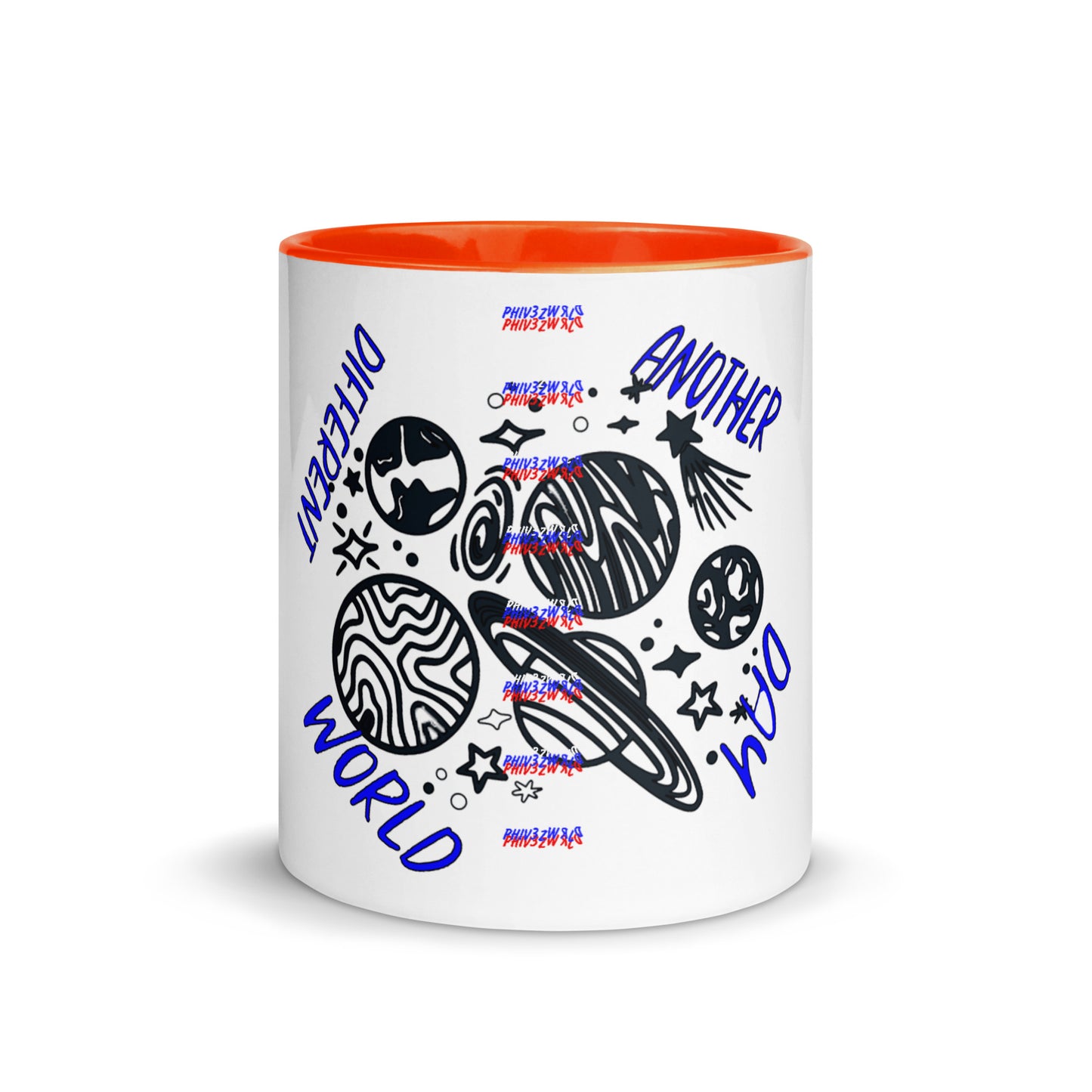 Another Day Different World Mug with Color Inside