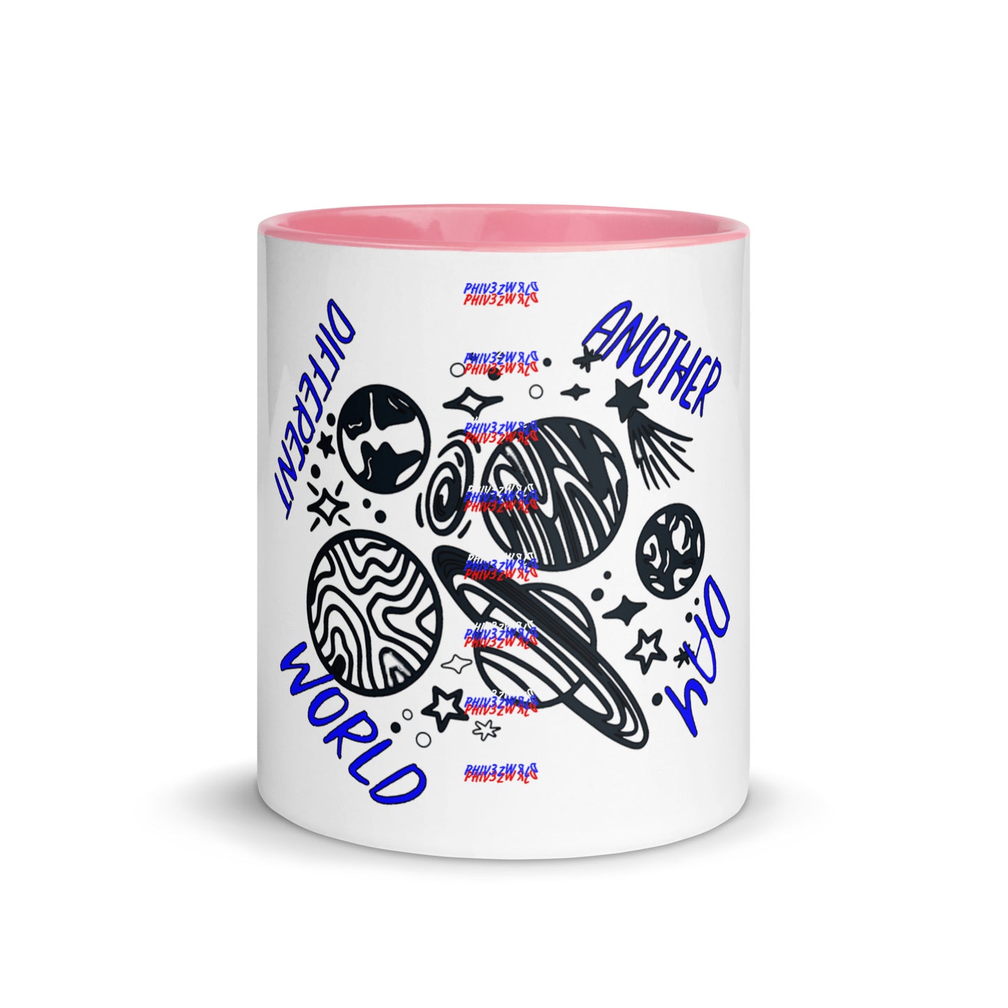 Another Day Different World Mug with Color Inside