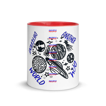 Another Day Different World Mug with Color Inside