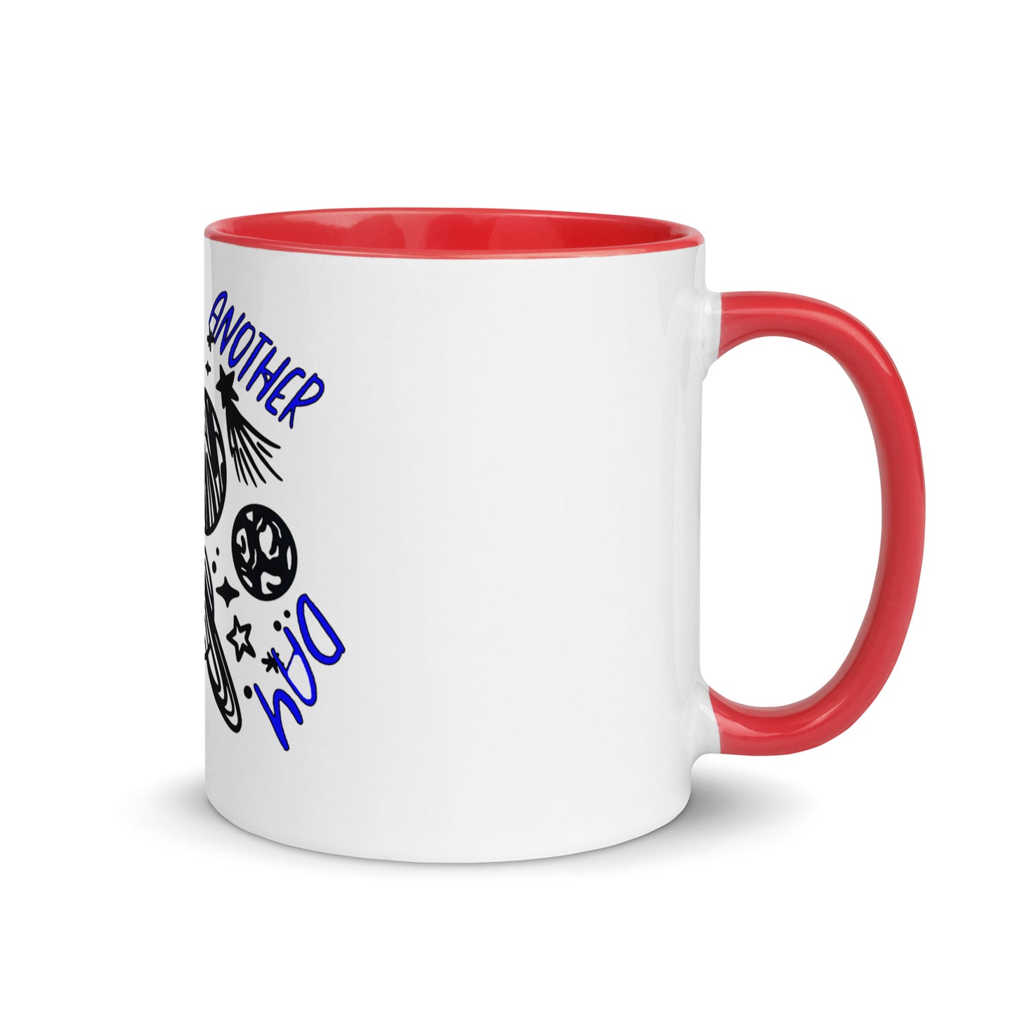 Another Day Different World Mug with Color Inside