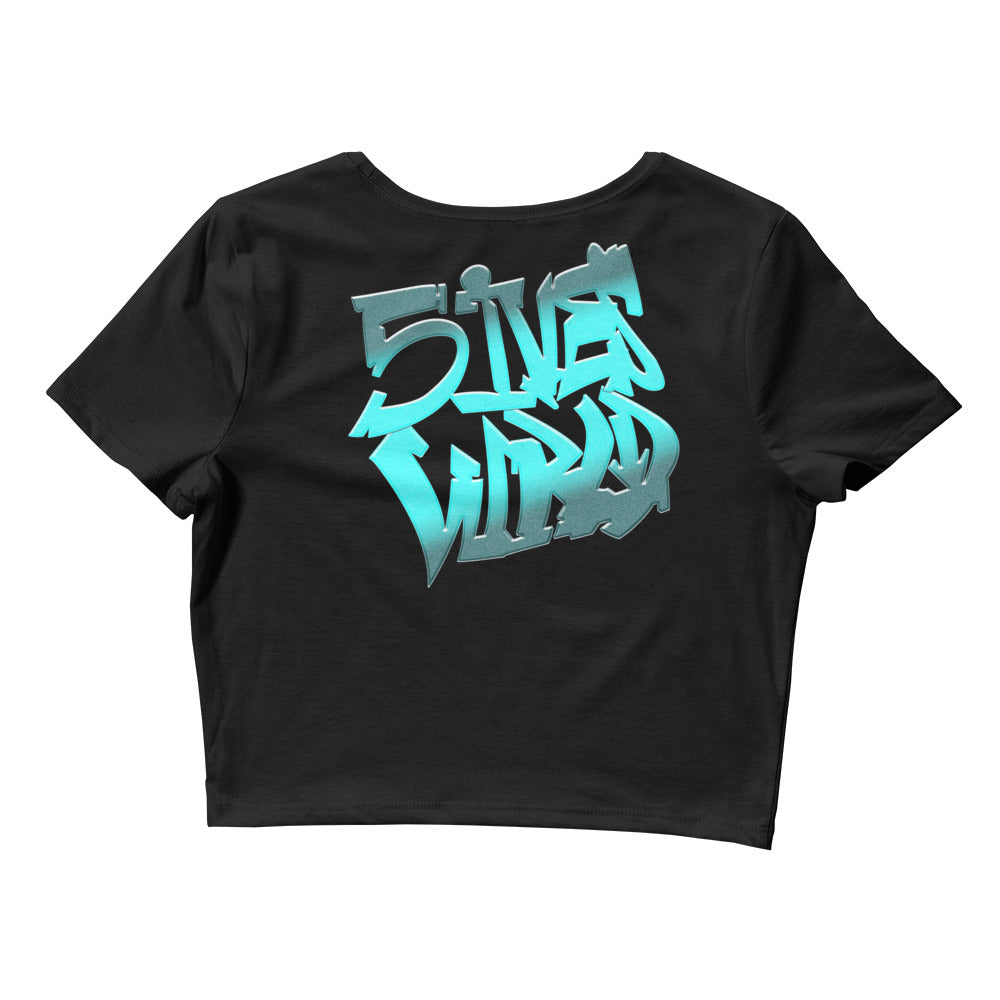 Women’s Graffiti Crop Tee